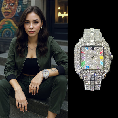 18K Vegas Watch – Luxury Stainless Steel Timepiece | DAILY DRIPZ