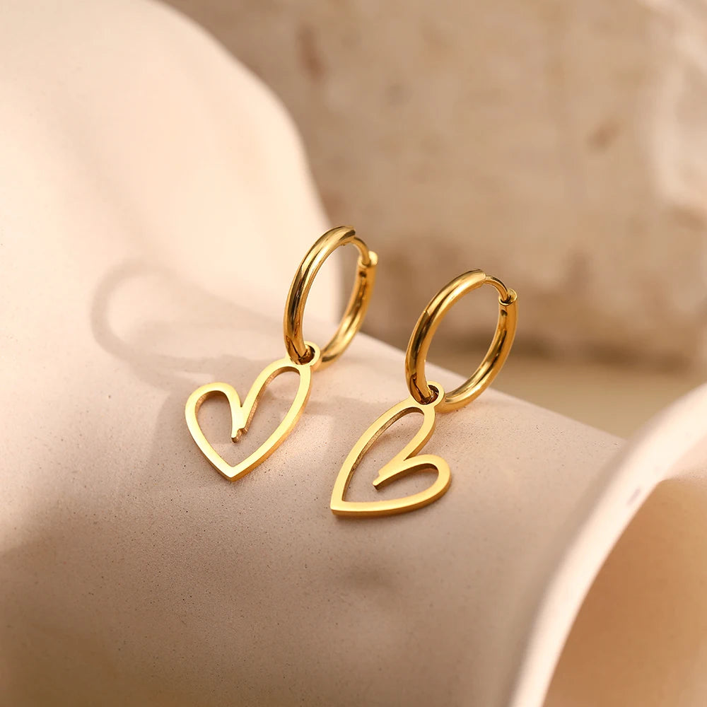 Double Heart Earrings