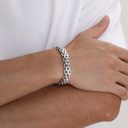 18K Milan Bracelet Chunky Chain Stainless Steel Jewelry | DAILY DRIPZ