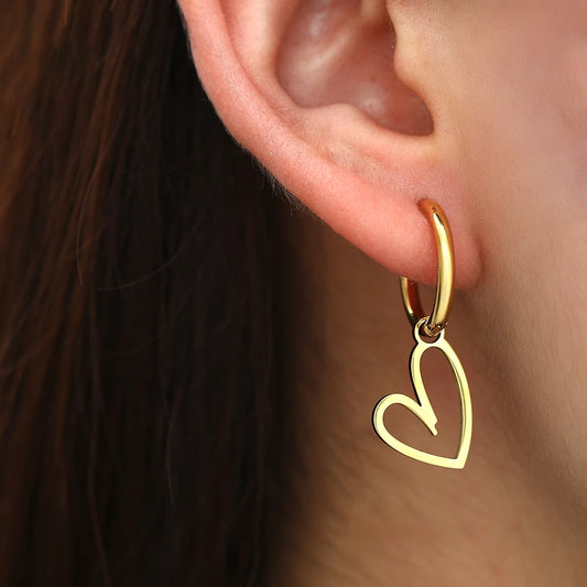 Double Heart Earrings