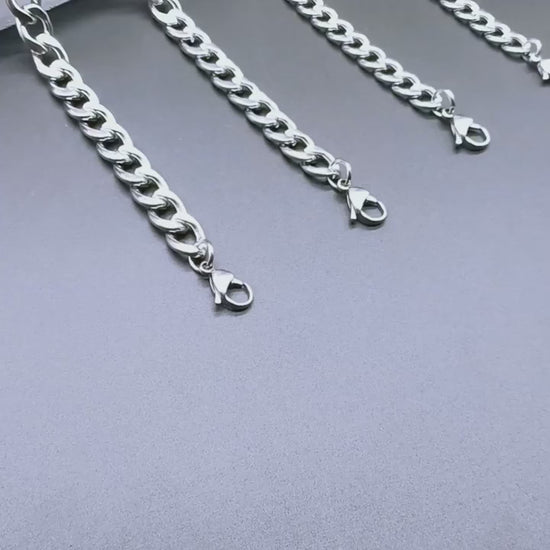 18K Berlin Chain Stainless Steel Edgy Streetwear Jewelry | DAILY DRIPZ